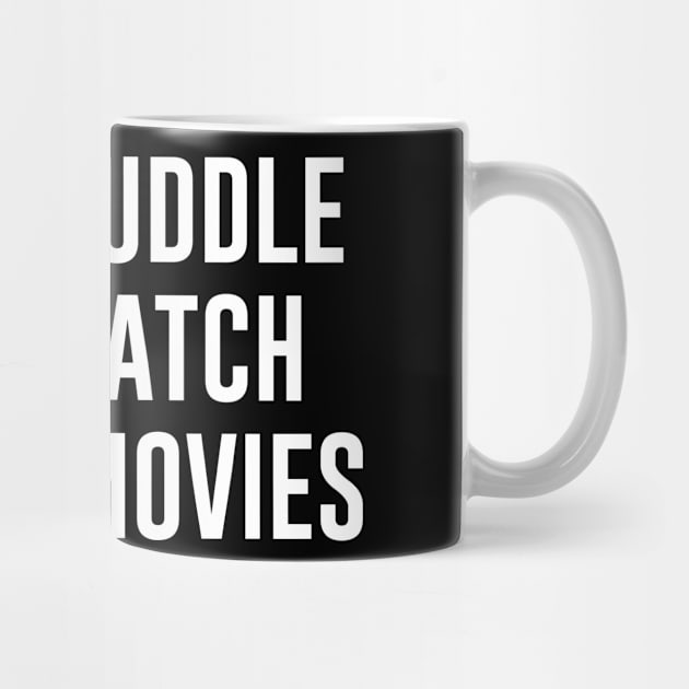 Let's cuddle and watch scary movies by newledesigns